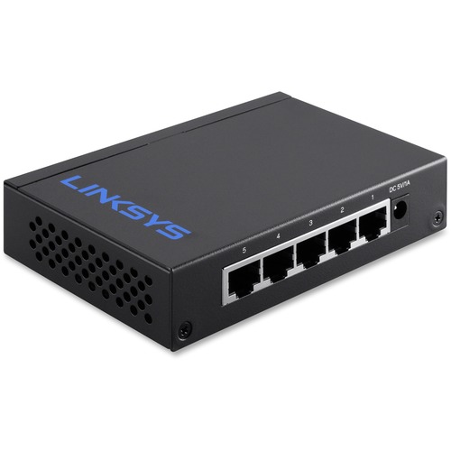 Linksys LGS105 SWITCH, GIGABIT, UNMANAGED, 5-PORT