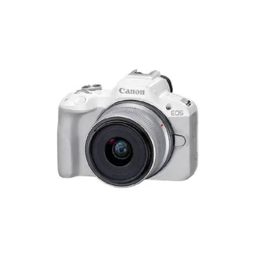 Canon EOS R50 with Lens RF-S 18-45 STM White