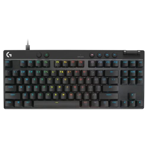 Logitech Pro X TKL Rapid Gaming Keyboard - Black 920-013234