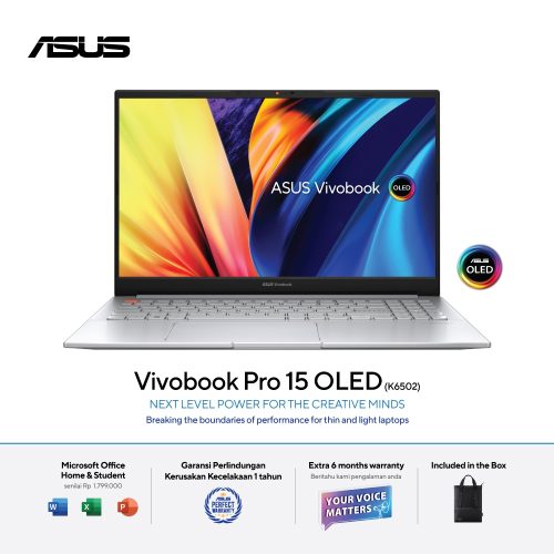 Asus Vivobook Pro 15 OLED K6502ZC-OLEDS552 90NB0Z62-M006D0