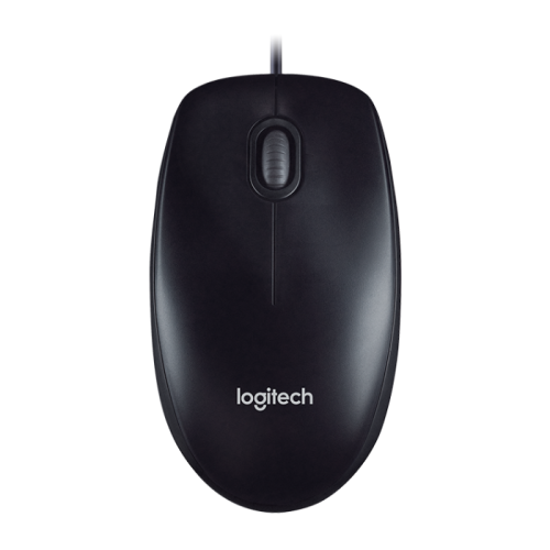 Logitech M100r Corded Mouse - Black 910-006765
