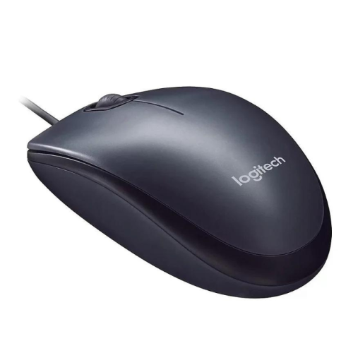 Logitech M90 Optical USB Mouse - Dark Grey 910-001795