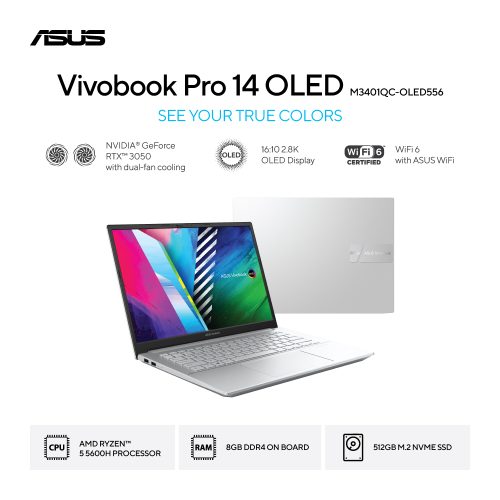 Asus Vivobook Pro 14 OLED M3401QC-OLED556 90NB0VF3-M02050