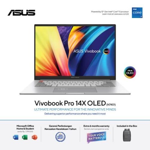 Asus Vivobook Pro 14X OLED N7401ZE-OLEDS715 90NB0XE2-M005L0