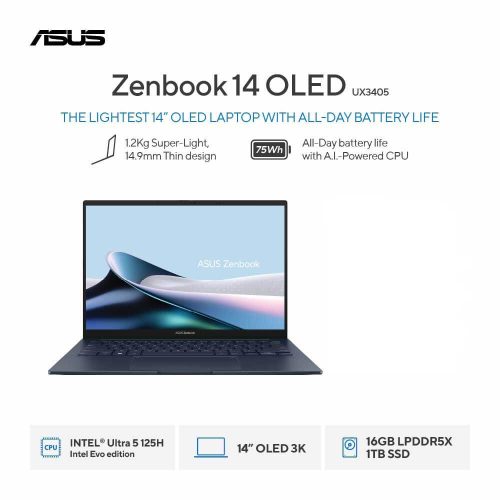 Asus Zenbook 14 OLED UX3405MA-OLEDS713M 90NB11R1-M01D60
