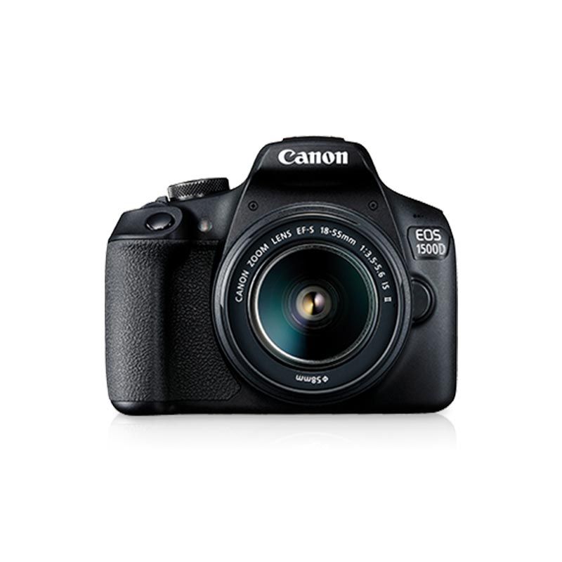 Canon EOS 1500D with lens 18-55mm IS II Wifi
