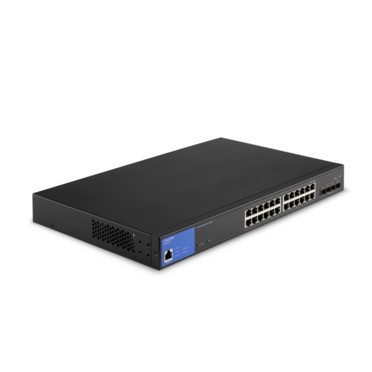 Linksys LGS328MPC L2 SMART SWITCH, 24-PORT + 4-SFP+ 10GBPS, POE 410W BUSINESS GIGABIT SWITCH
