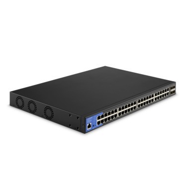 Linksys LGS352MPC L2 SMART SWITCH, 48-PORT + 4-SFP+ 10GBPS, POE 740W BUSINESS GIGABIT SWITCH