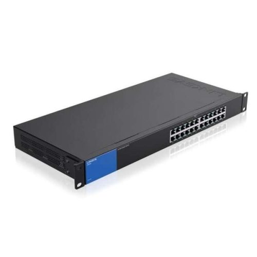 Linksys LGS124 SWITCH, GIGABIT, UNMANAGED, 24-PORT