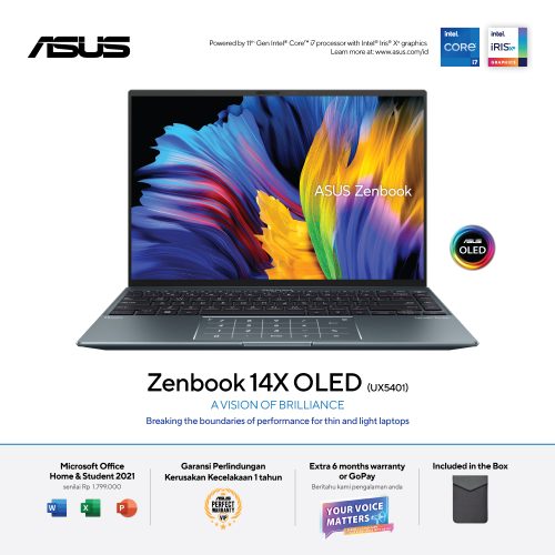 Asus Zenbook 14X OLED UX5401ZAS-OLEDP711 90NB0WV7-M006D0
